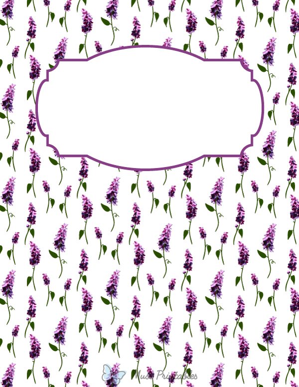 Lilac Binder Cover