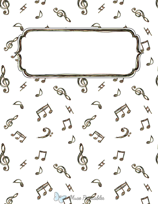 Music Doodle Binder Cover
