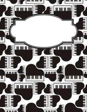 Piano Binder Cover