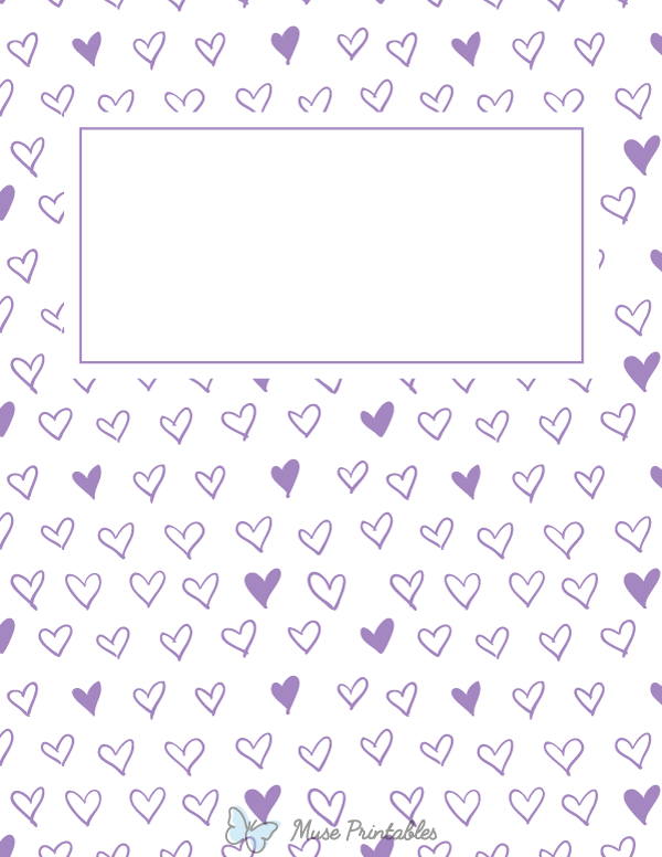 Purple Heart Binder Cover