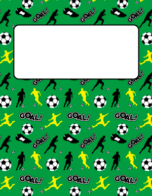 Soccer Binder Cover