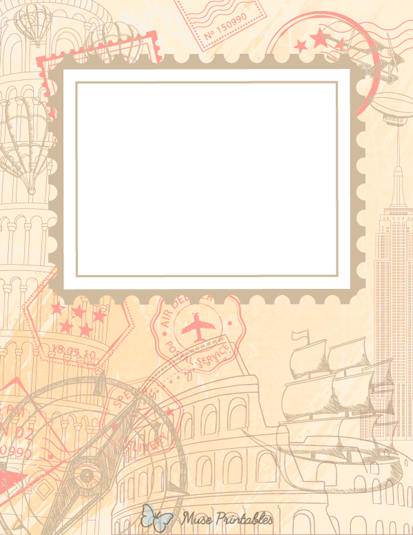 Printable Travel Binder Cover