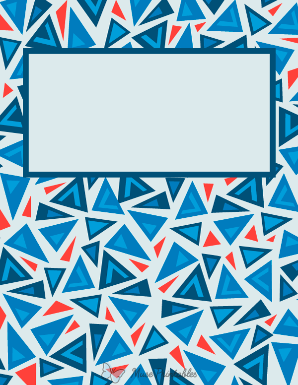 Triangle Binder Cover