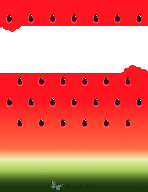 Watermelon Binder Cover