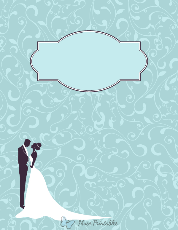Printable Wedding Binder Cover