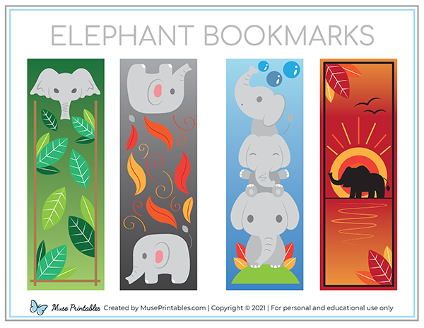 Elephant Bookmarks