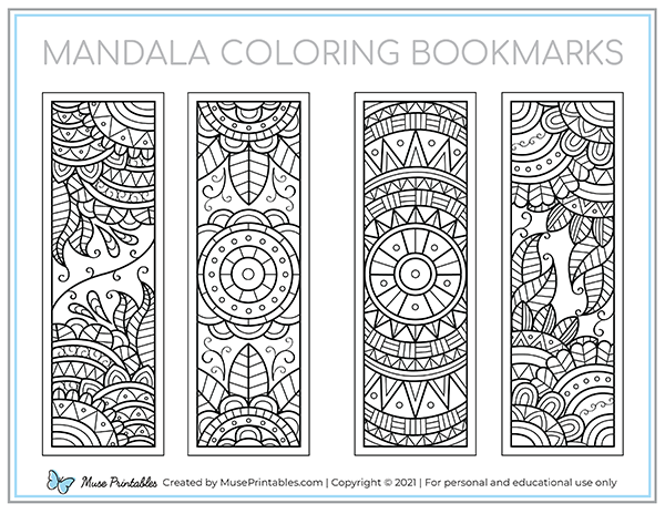 printable-mandala-coloring-bookmarks