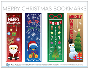 Merry Christmas Bookmarks