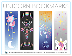 Unicorn Bookmarks