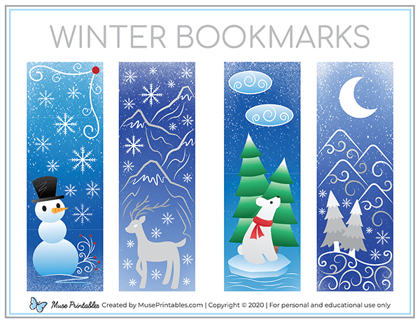 printable-winter-bookmarks