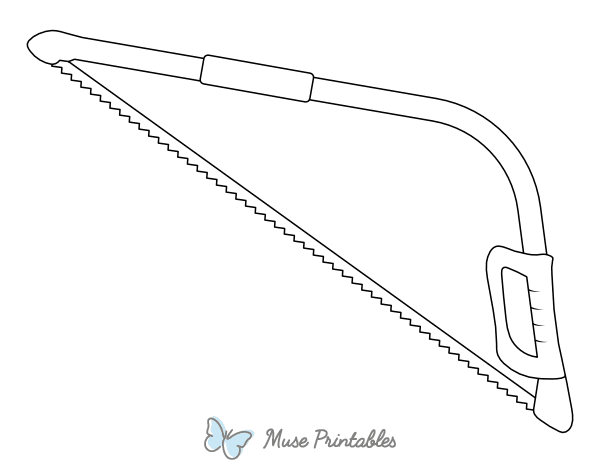 Bow Saw Coloring Page