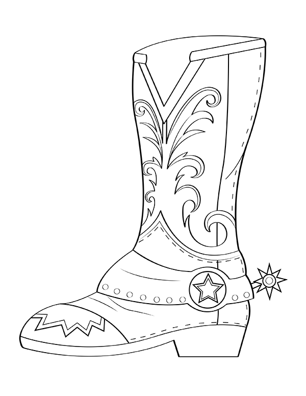 boots coloring pages