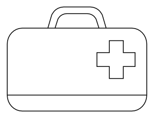 Doctor Bag Coloring Page