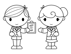 Doctors Coloring Page