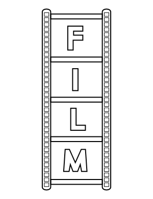 Film Coloring Page