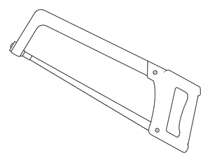 Hacksaw Coloring Page