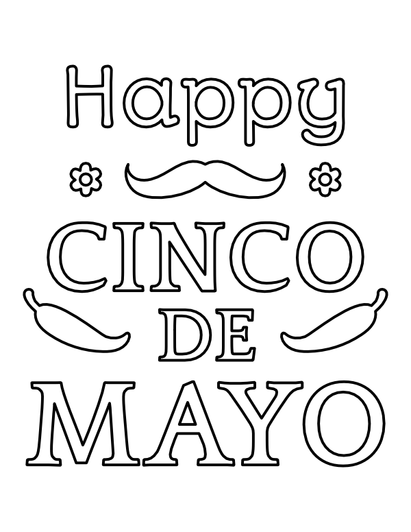 Cinco De Mayo Domain 7O Free Printable