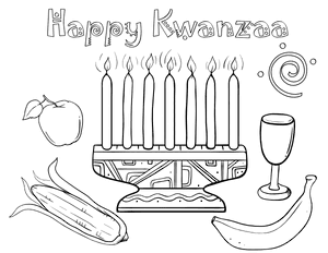 Kwanzaa Coloring Page