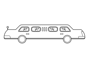 Limo Coloring Page
