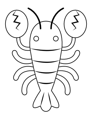 Lobster Coloring Page