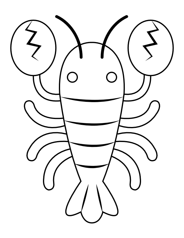 Lobster Coloring Page