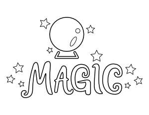 Magic Coloring Page