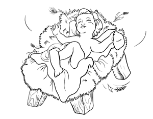 Manger Coloring Page