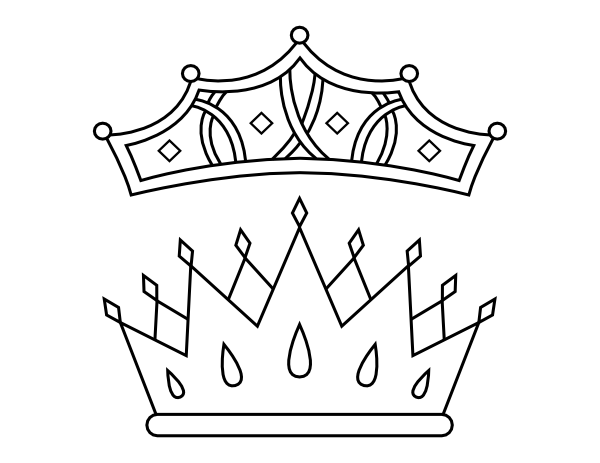 Crown Icon Sketch Set King Queen Stock Vector (Royalty Free) 1670884420 |  Shutterstock