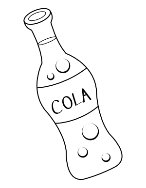 Soda Coloring Page