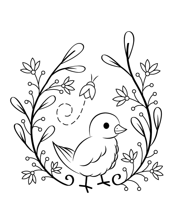 cool bird coloring pages