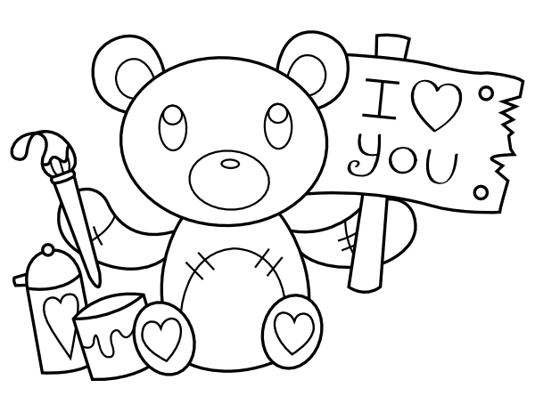 i love you this much coloring pages