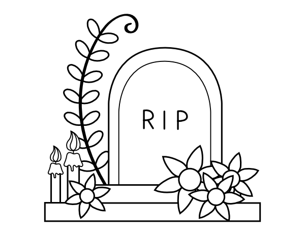 headstone-coloring-page