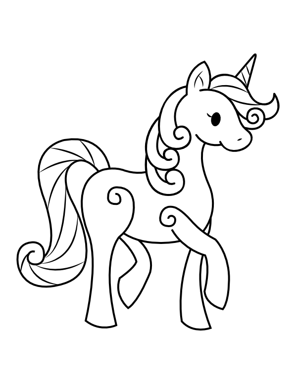 84 Coloring Pages Unicorn Images  Best Free