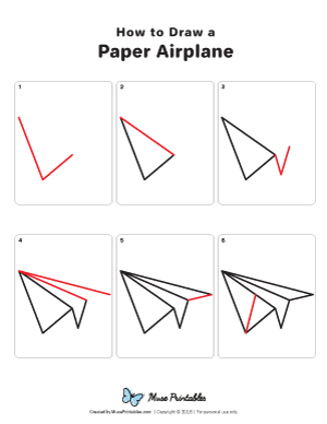 How to Draw a Paper Airplane
