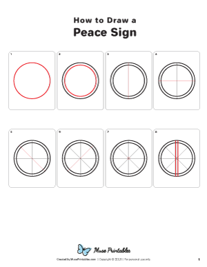How to Draw a Peace Sign