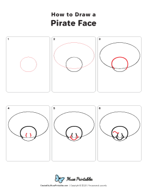 How to Draw a Pirate Face