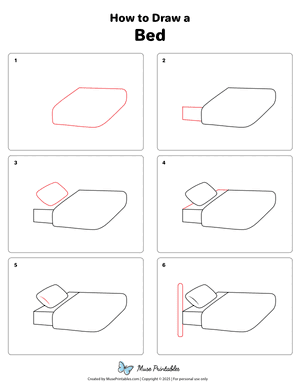 How to Draw a Bed