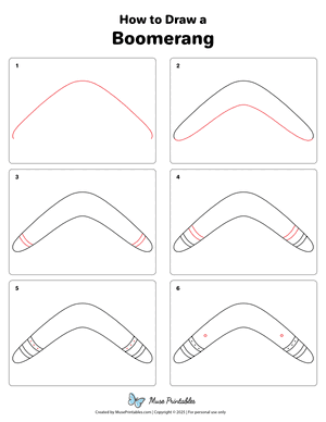 How to Draw a Boomerang