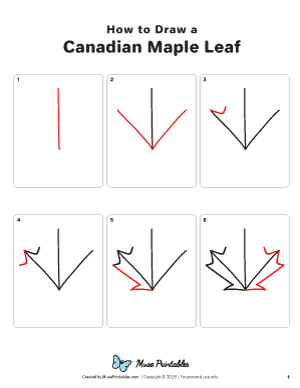 How to Draw a Canadian Maple Leaf