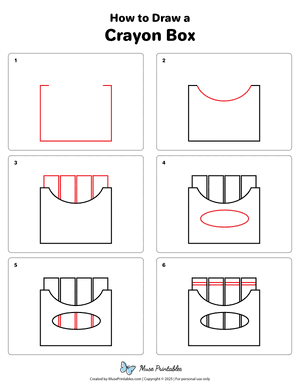 How to Draw a Crayon Box
