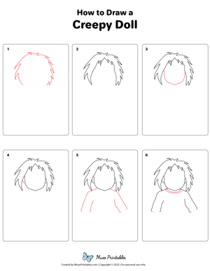 How to Draw a Creepy Doll