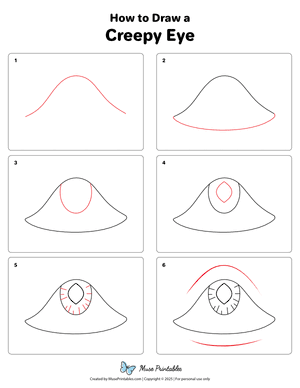 How to Draw a Creepy Eye