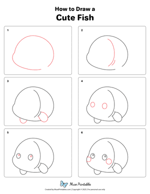 How to Draw a Cute Fish
