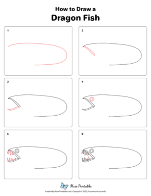 How to Draw a Dragon Fish