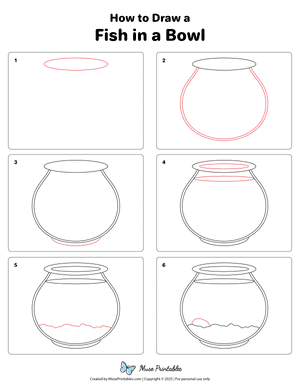 How to Draw a Fish in a Bowl