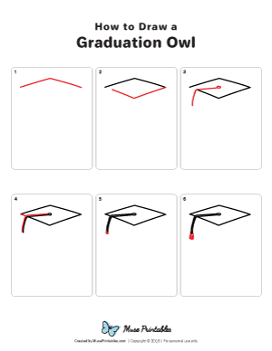 How to Draw a Graduation Owl