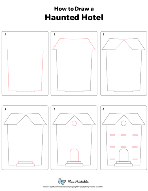 How to Draw a Haunted Hotel
