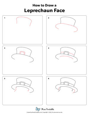 How to Draw a Leprechaun Face
