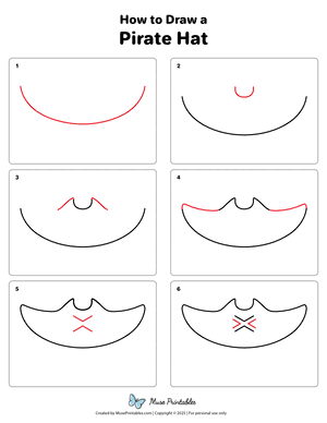 How to Draw a Pirate Hat