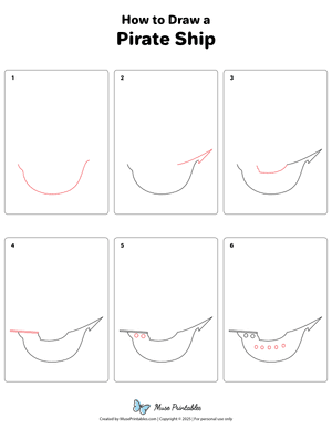 How to Draw a Pirate Ship